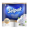 Selpak Deluxe Cotton Added Toilet Paper (8 pcs Pack)