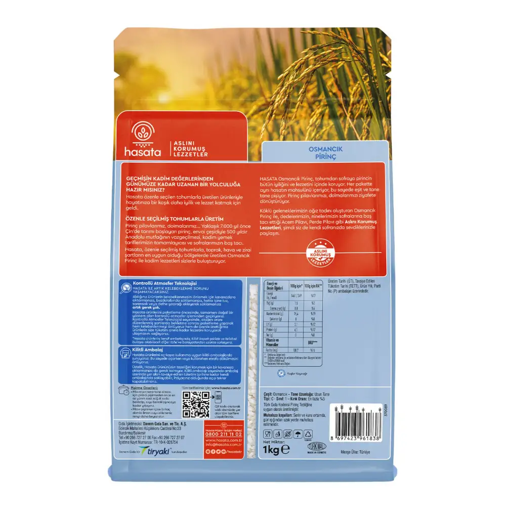 Hasata Osmancik Rice 1000gr - Image 2